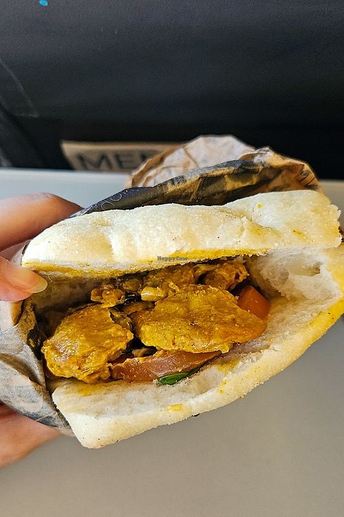 vegan Heura sandwich at MAD - Breadway in Madrid