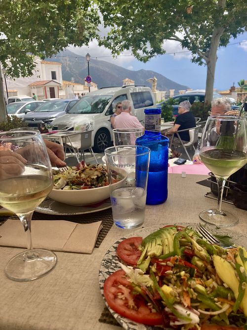 Mountain views  at Chema's Terrace in Mijas