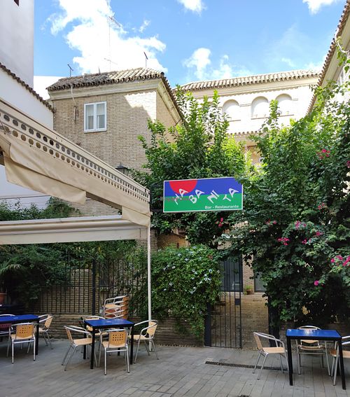 Outside at Habanita in Sevilla