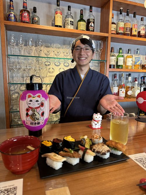   at Vegan Sushi Tokyo in Tokyo