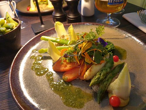 Mixed vegetables and quinoa at Het Ketelke in Bocholt