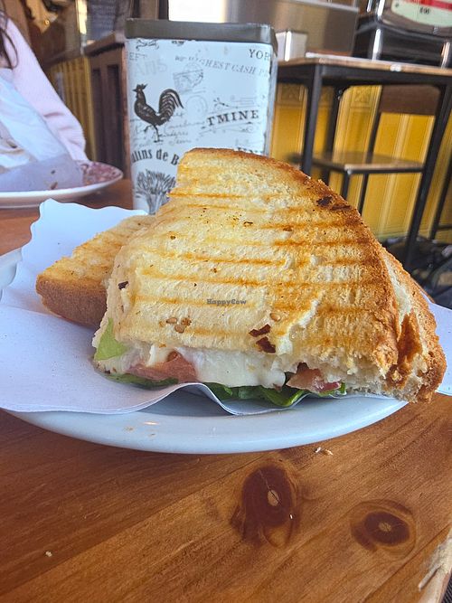Vegetarian panini - delicious at Burro e Mezè in Rome
