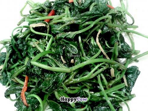 Green Vegetable with fu-yi - RM10.00 at U-Yen Vegetarian Restaurant in Puchong