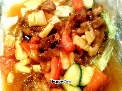 Sweet and Sour Fried Mushroom - RM12.00 at U-Yen Vegetarian Restaurant in Puchong