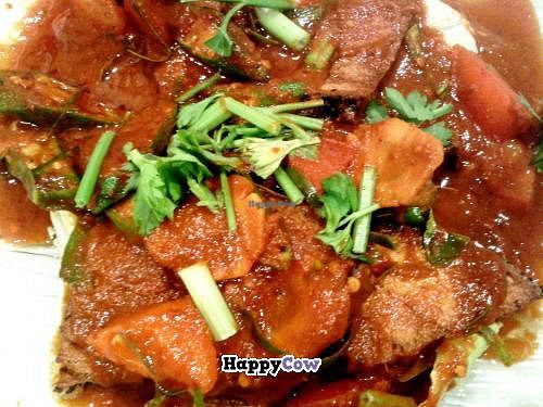 Asam Vegetarian Fish - RM12.00 at U-Yen Vegetarian Restaurant in Puchong