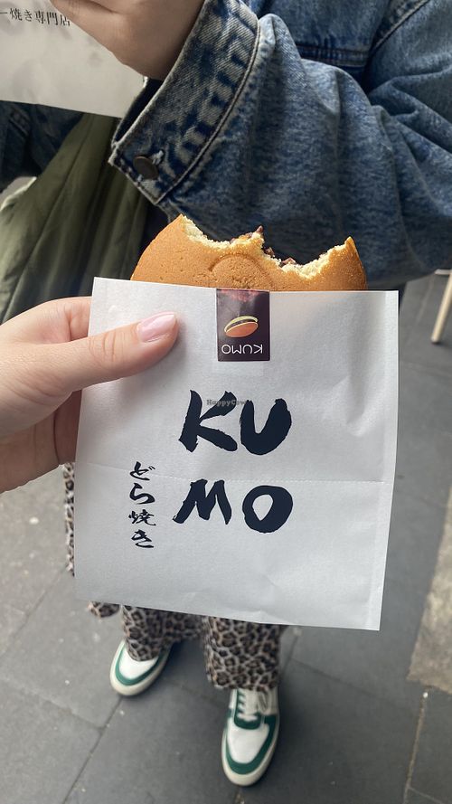 Red bean filling - so fluffy!!  at Kumo in Dusseldorf