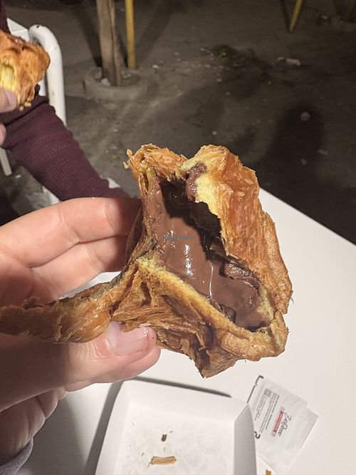Nutella crossaint   at Zio Rocco Lab Store in Naples