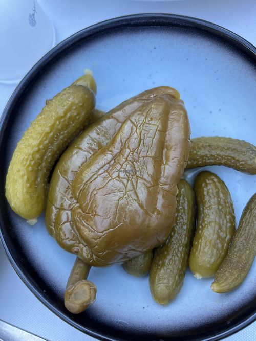 Pickles  at Tarihi Park Adana Kebapçısı in Istanbul