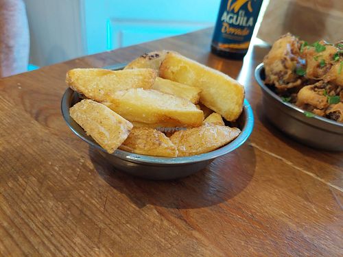 Potato wedges at Falafeleria - La Latina in Madrid