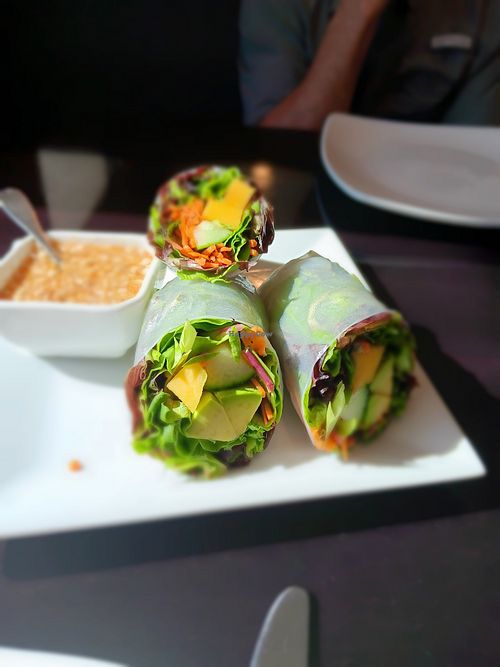 Mango fresh rolls at Mai Thai Cuisine in Smithfield