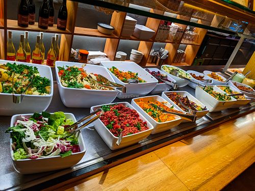 Today's buffet offerings at Sattgrün - Hafen at Sattgrün - Hafen in Dusseldorf