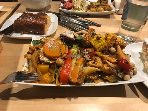 All that for $6.50 at Sattgrün - Hafen in Dusseldorf