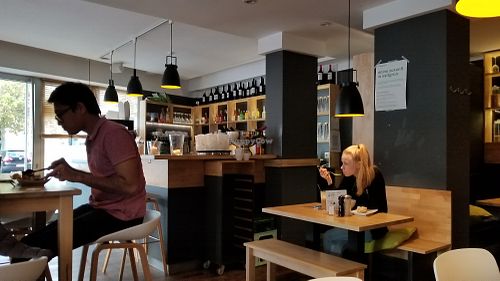 Inside at Sattgrün - Hafen in Dusseldorf