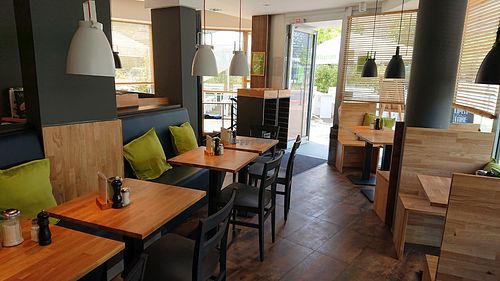 New look after redecoration (2020) at Sattgrün - Hafen in Dusseldorf