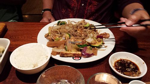 tofu yakisoba at Yamamori Noodles in Dublin