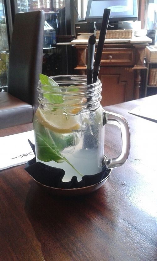 Ginger and cucumber lemonade  at Yamamori Noodles in Dublin