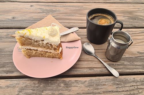 Coconut and lemon layer cake - yummerzzzzzzz!!! at Prospects Trust Unwrapped in Ely