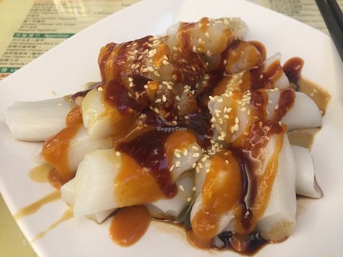 Rice rolls at Jade Vegetarian - Jane Heart in Kowloon