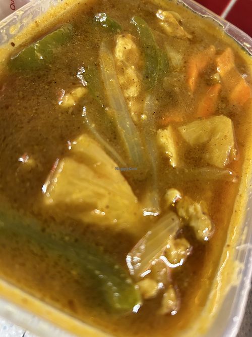 VG chikn in satay sauce  at Lotus Leaf in Birtley