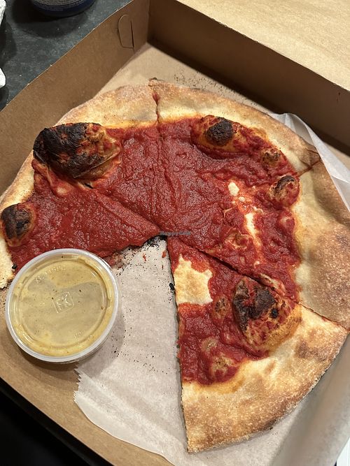 Plain pizzaa  at Finelli NY Pizzeria in Ellsworth