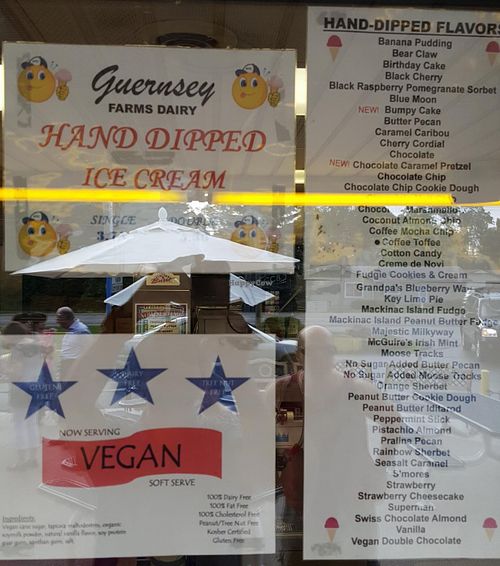 Yes they have vegan options! at Dairy Twist Cafe in Wolverine Lake