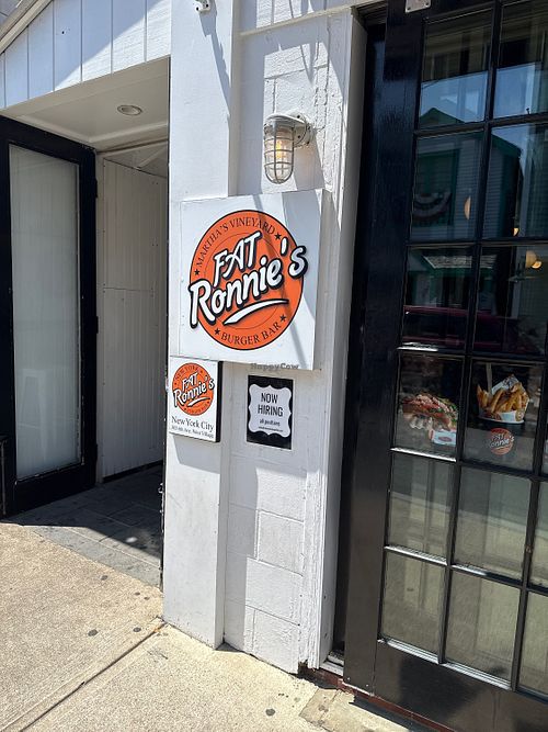 Front Sign (July 2026)  at Fat Ronnie's Burger Bar in Oak Bluffs
