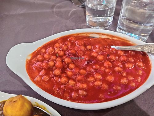 Vegan Chana Mossala at Whitley Bay Tandoori in Whitley Bay