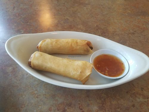 Spring rolls - just okay at Loving Hut in Sandy Springs