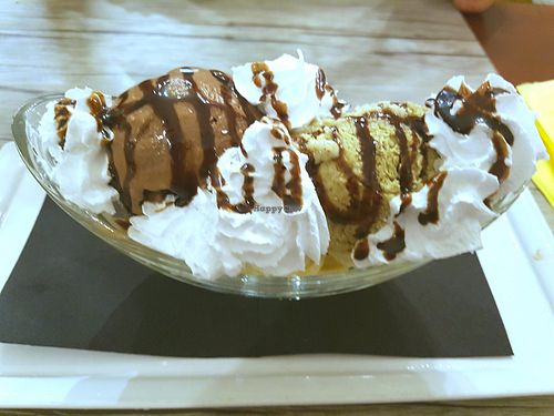 Banana split at Le Potager du Marais - Saint Paul in Paris