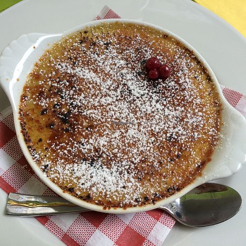 Vegan Creme Burlee at Le Potager du Marais - Saint Paul in Paris