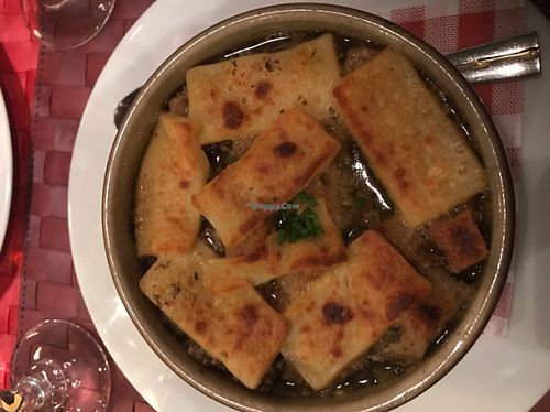 French onion soup at Le Potager du Marais - Saint Paul in Paris
