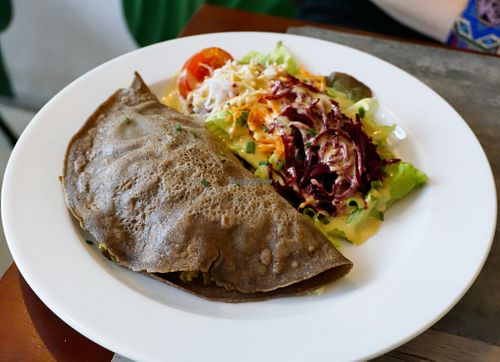Buckwheat crêpe at Le Potager du Marais - Saint Paul in Paris
