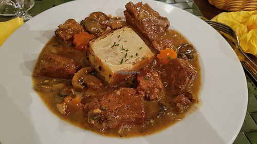 Seitan bourguignon at Le Potager du Marais - Saint Paul in Paris