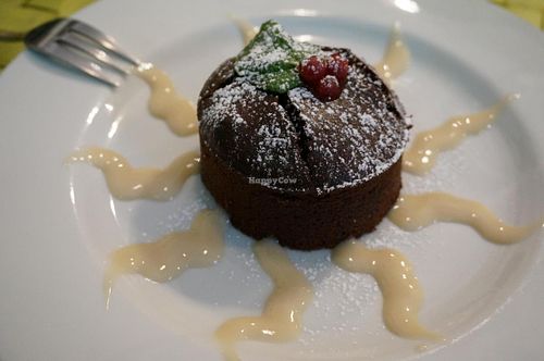 Chocolate cake. at Le Potager du Marais - Saint Paul in Paris