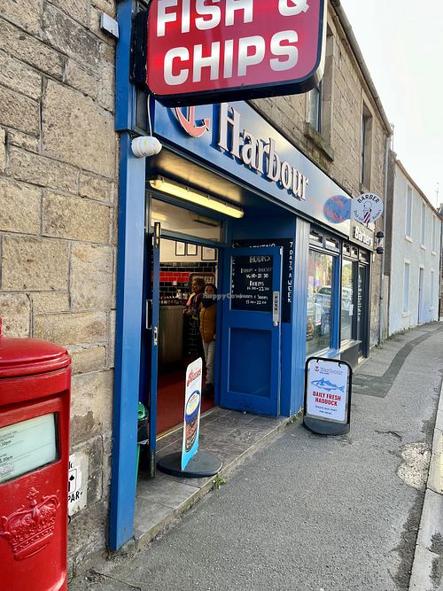 Exterior of shop   at Harbour Fish & Chips in Avoch