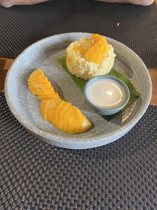 Mango Sticky rice  at Tuk Tuk in Bangalore