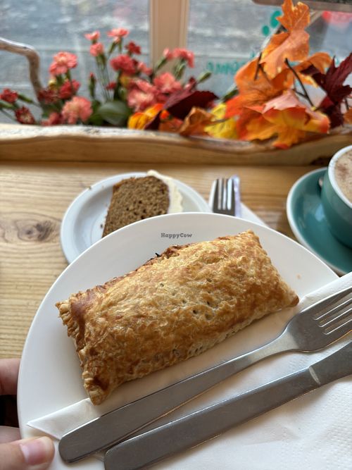 Vegan Haggis roll  at Driftwood Cafe   in Lochinver