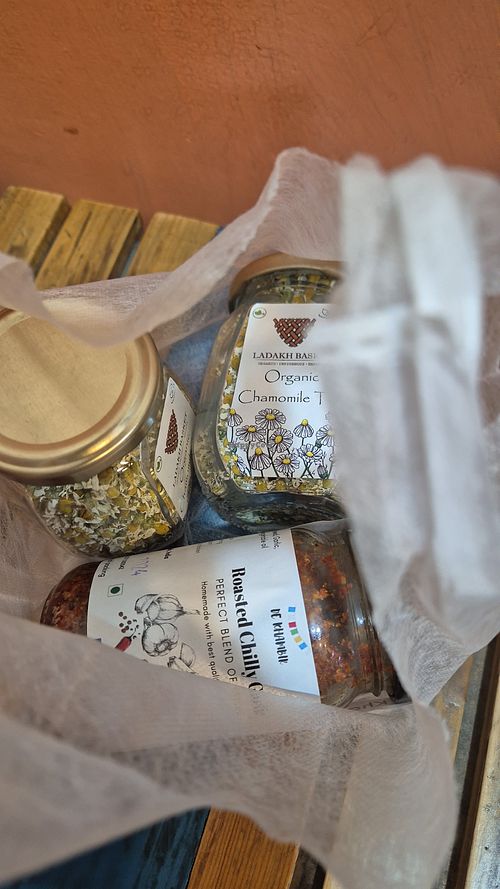 Local produce at De Khambir in Leh