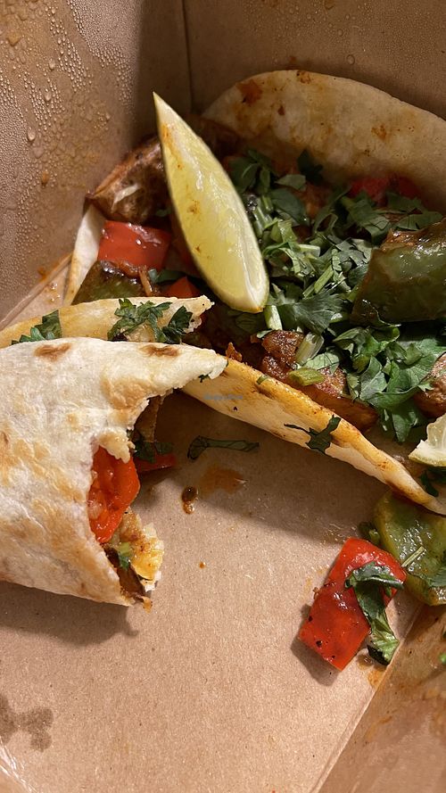 Chili potato tacos (no sour cream / no Queso)  at Taco Maya in Niles