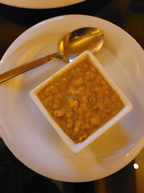 Red lentil dahl at Curry Insel in Vienna
