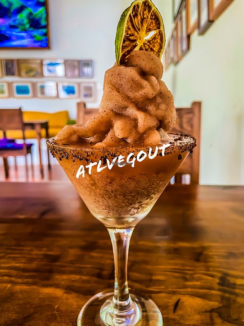 Cacao margarita  at Humaya Restaurante in Panajachel