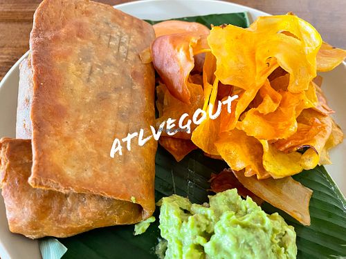 Mushroom chimichanga  at Humaya Restaurante in Panajachel