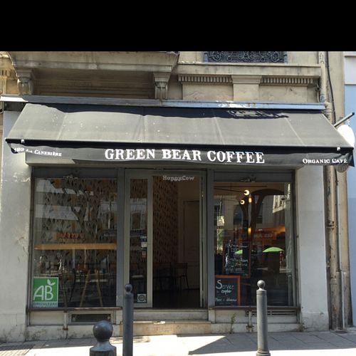 Shopfront at Green Bear Coffee - La Canebiere in Marseille