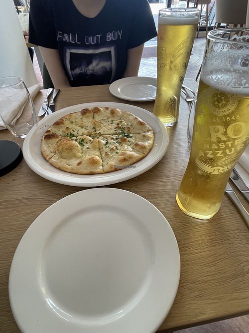 Garlic breadd  at Pasta Di Piazza in Worcester