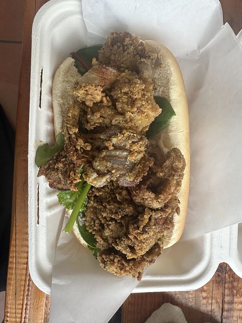 Vegan Po’Boy  at Soul Bites in Santa Barbara
