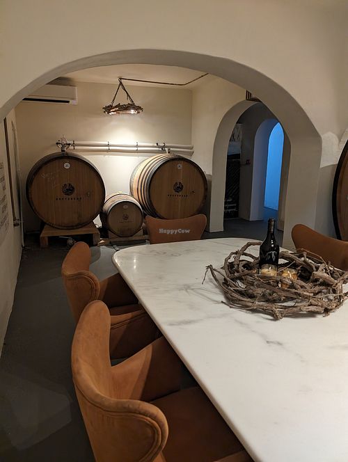 Cellar at Anhydrous in Santorini