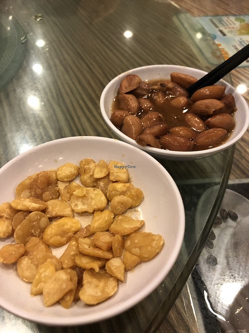 Appetizers - board beans and braised peanuts at Yuet Sum Hin 悦心轩 in Kuala Lumpur