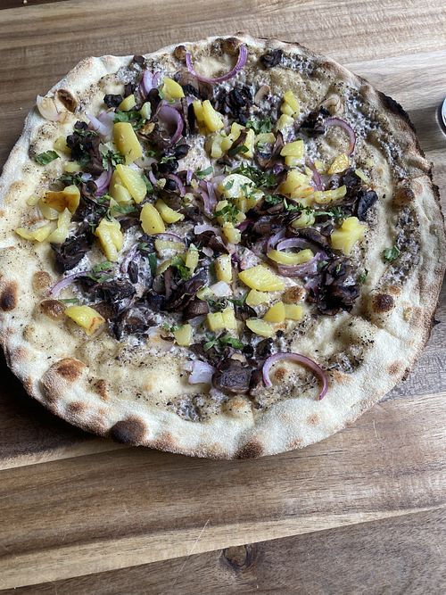 Pizza  at Salto Bar in Warsaw