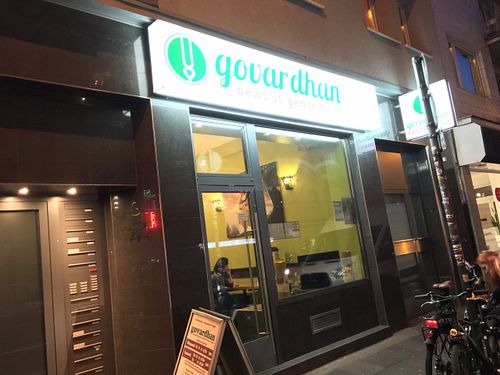 outside at Govardhan in Cologne