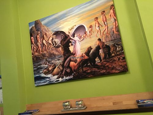 painting at Govardhan in Cologne